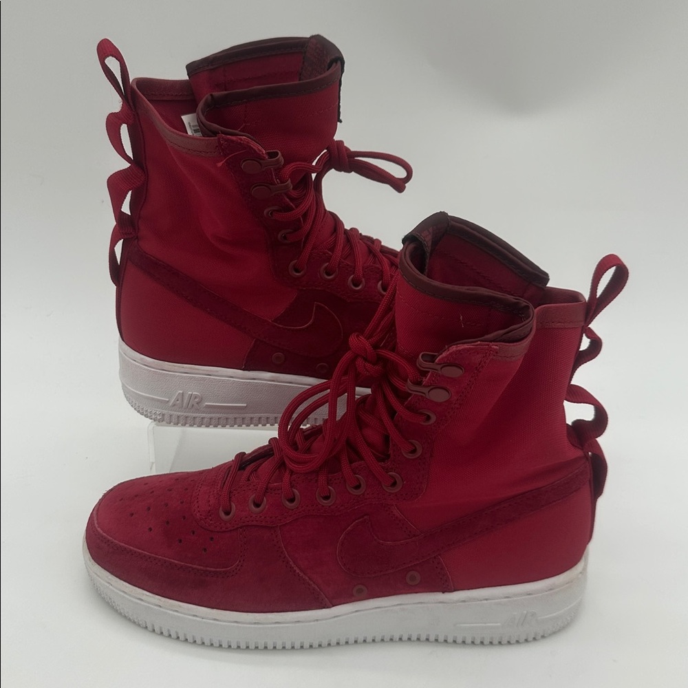 Nike SF Air Force 1 High Womens Shoes Size 8.5 Sneakers Red Crush 857872-601